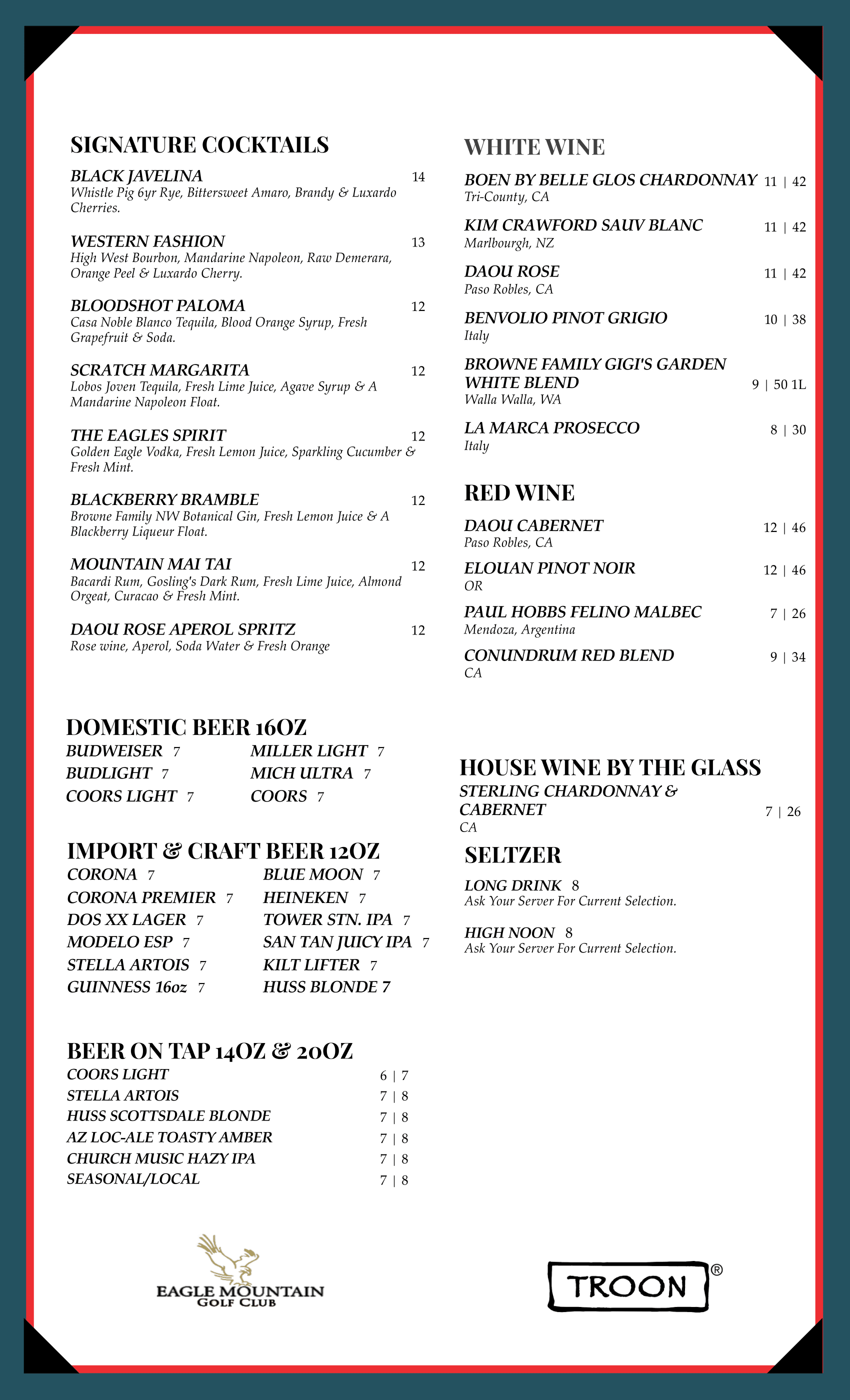 Cocktails Drinks